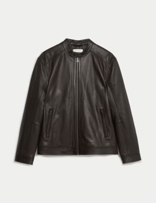 Autograph leather biker jacket hotsell
