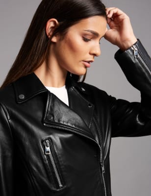 Autograph leather hot sale biker jacket