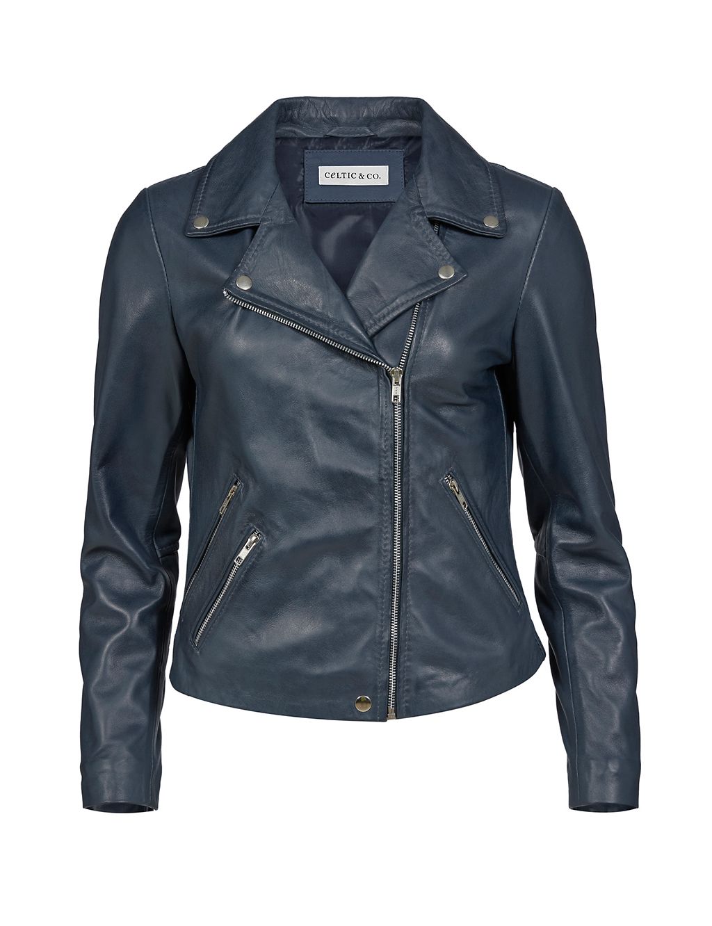 Leather Biker Jacket 1 of 7