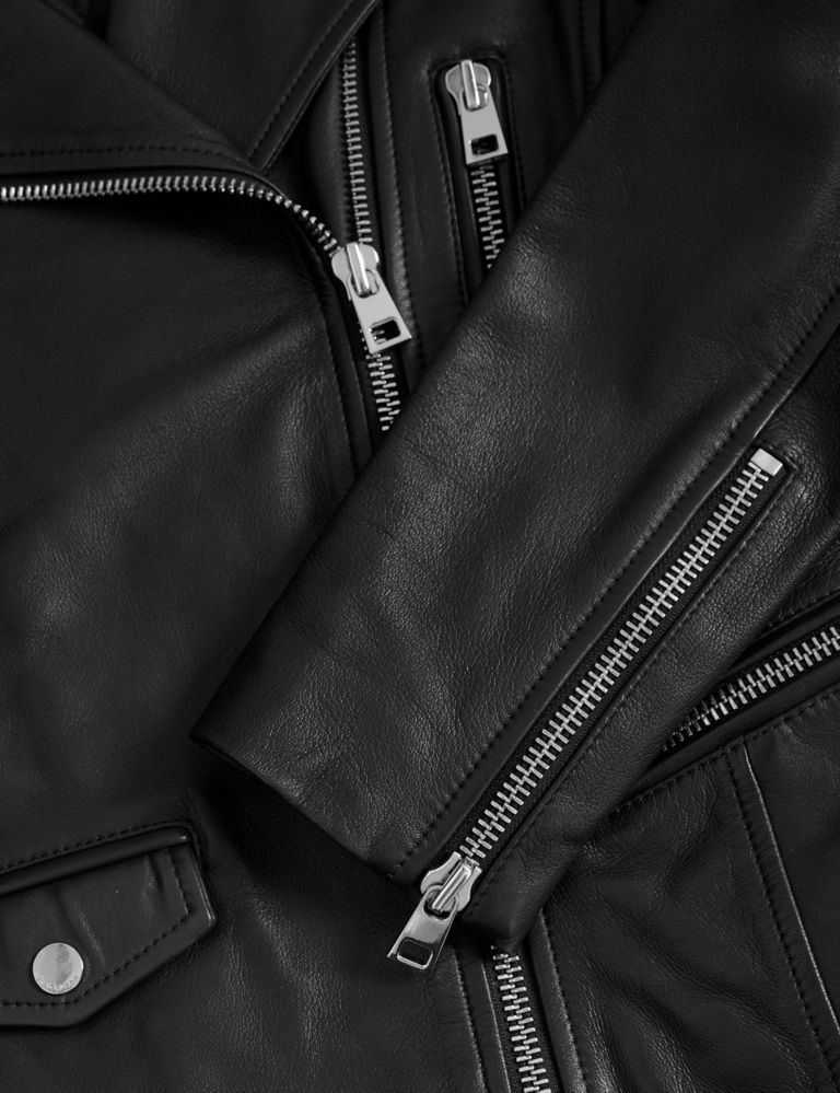 Leather Biker Jacket 7 of 7