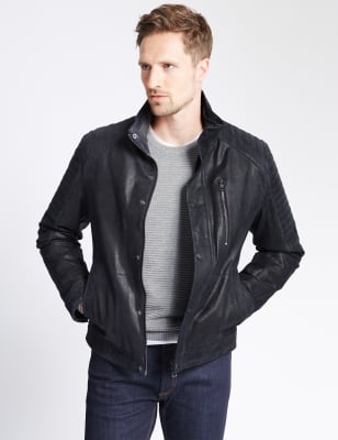 Leather Biker Jacket | M&S Collection | M&S