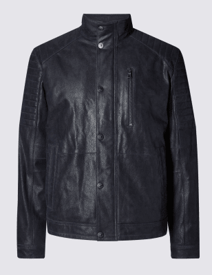 Leather Biker Jacket | M&S Collection | M&S