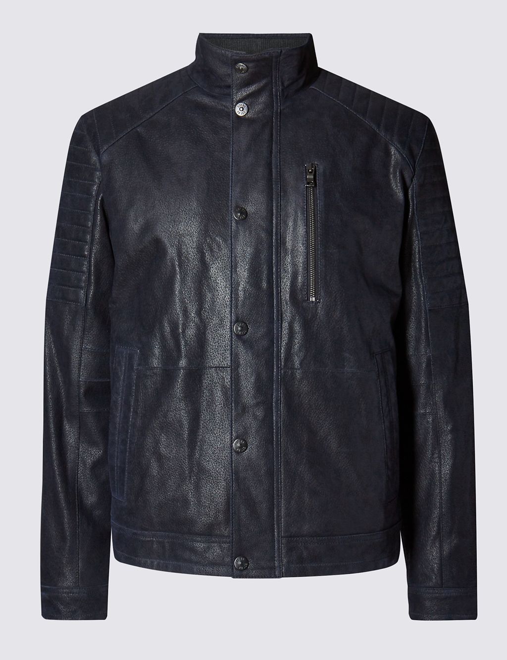 Leather Biker Jacket 1 of 6