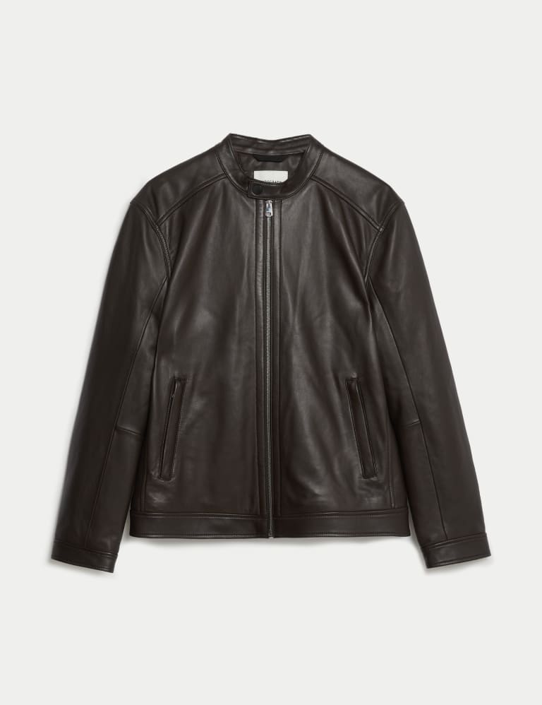 M&s autograph leather jacket discount