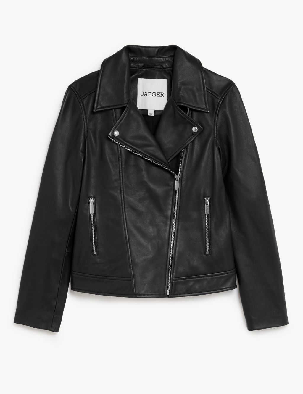 Leather Biker Jacket 1 of 9