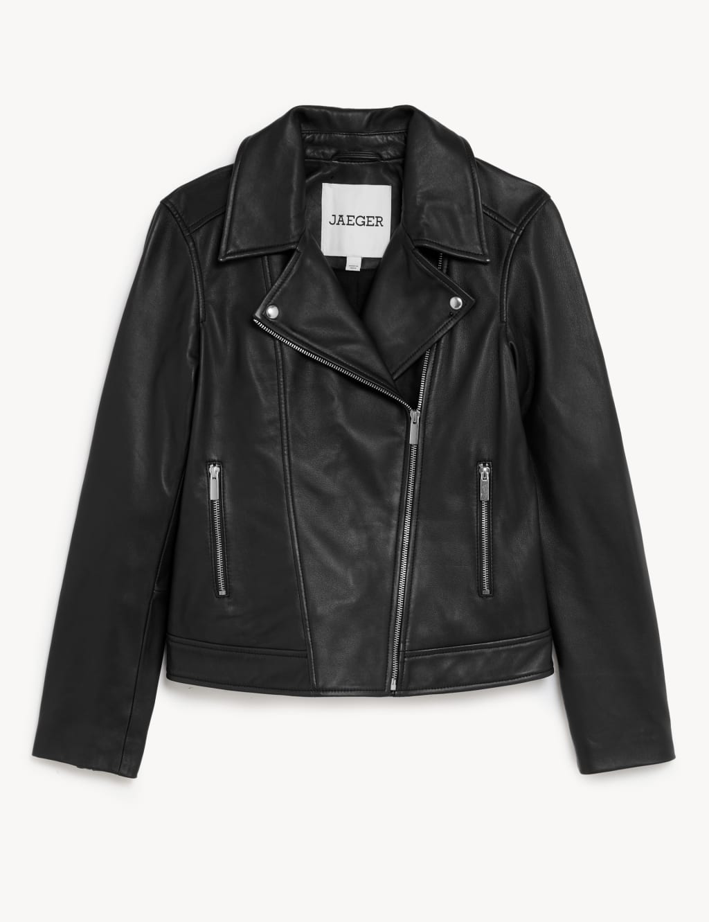 Leather Biker Jacket 1 of 9