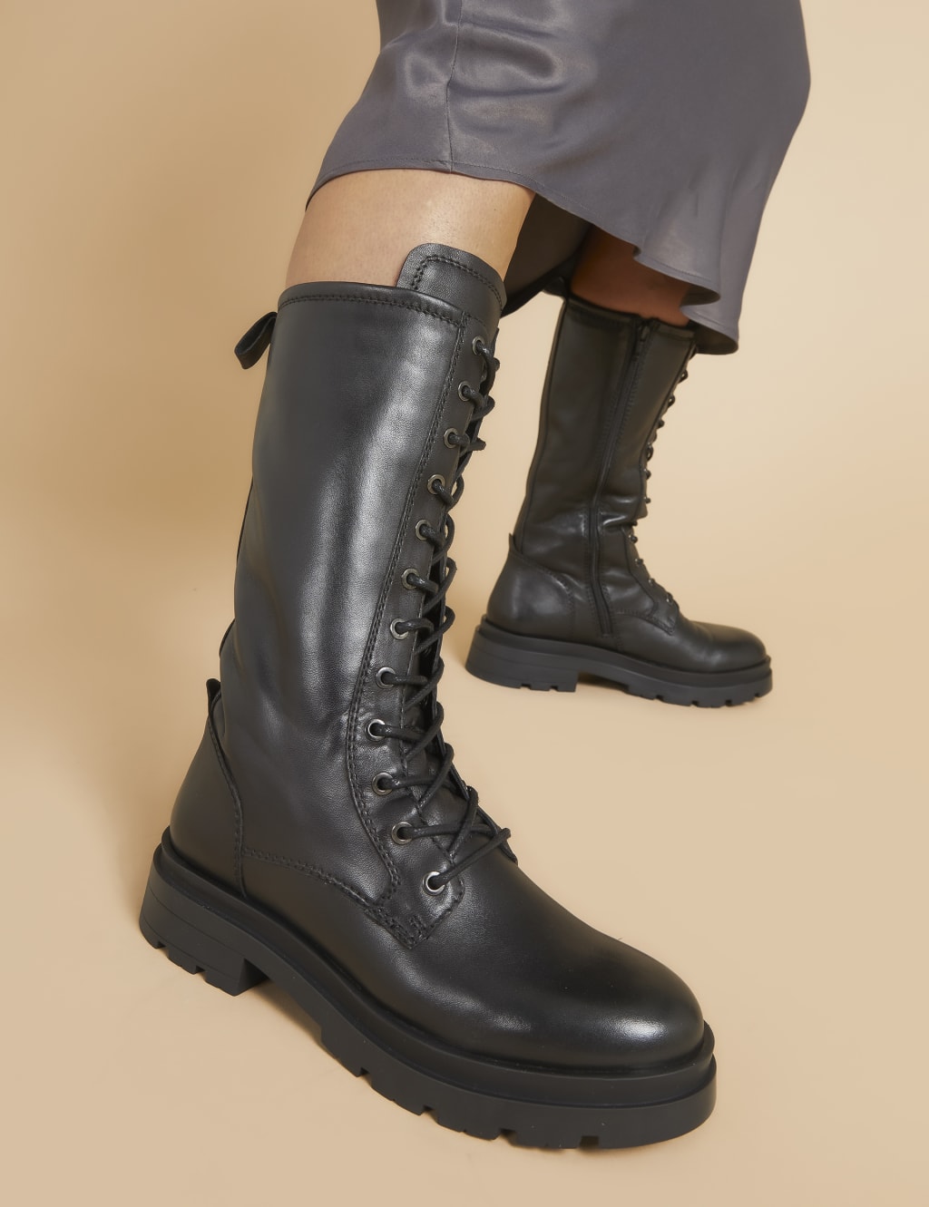 Arizona womens jones combat block heel zip boots shop