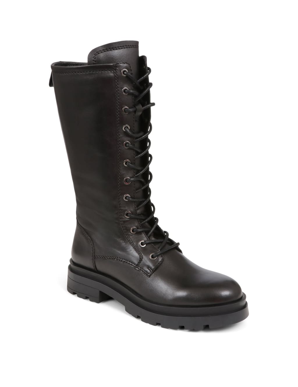 Black lace up motorcycle boots discount