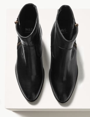 marks and spencers black boots