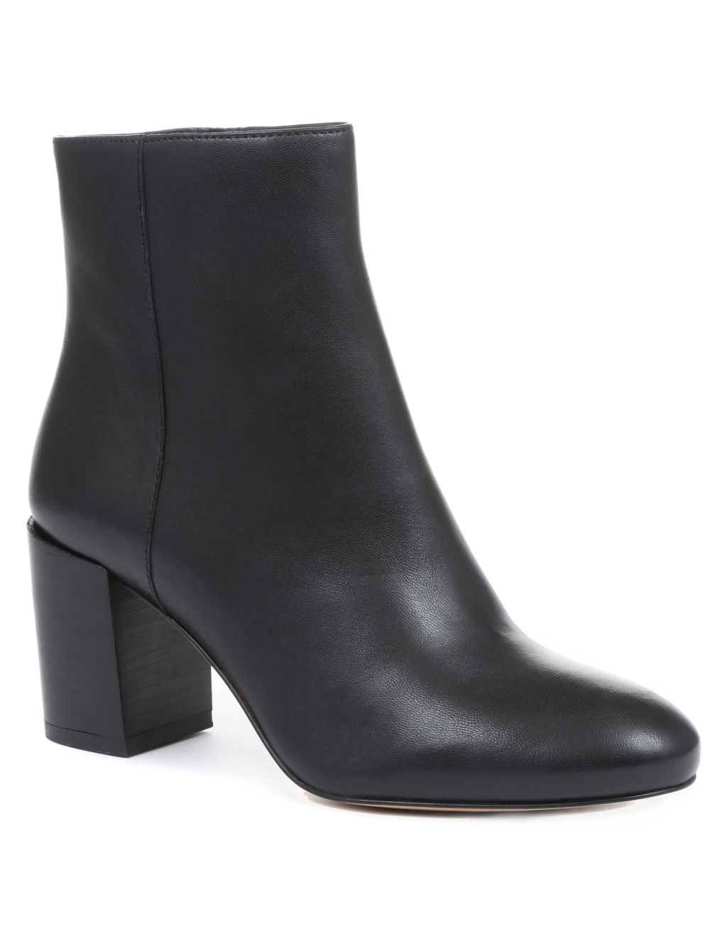 Buy Leather Block Heel Ankle Boots | Jones Bootmaker | M&S