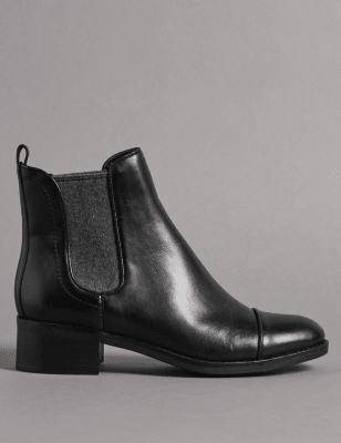 block heel chelsea ankle boots