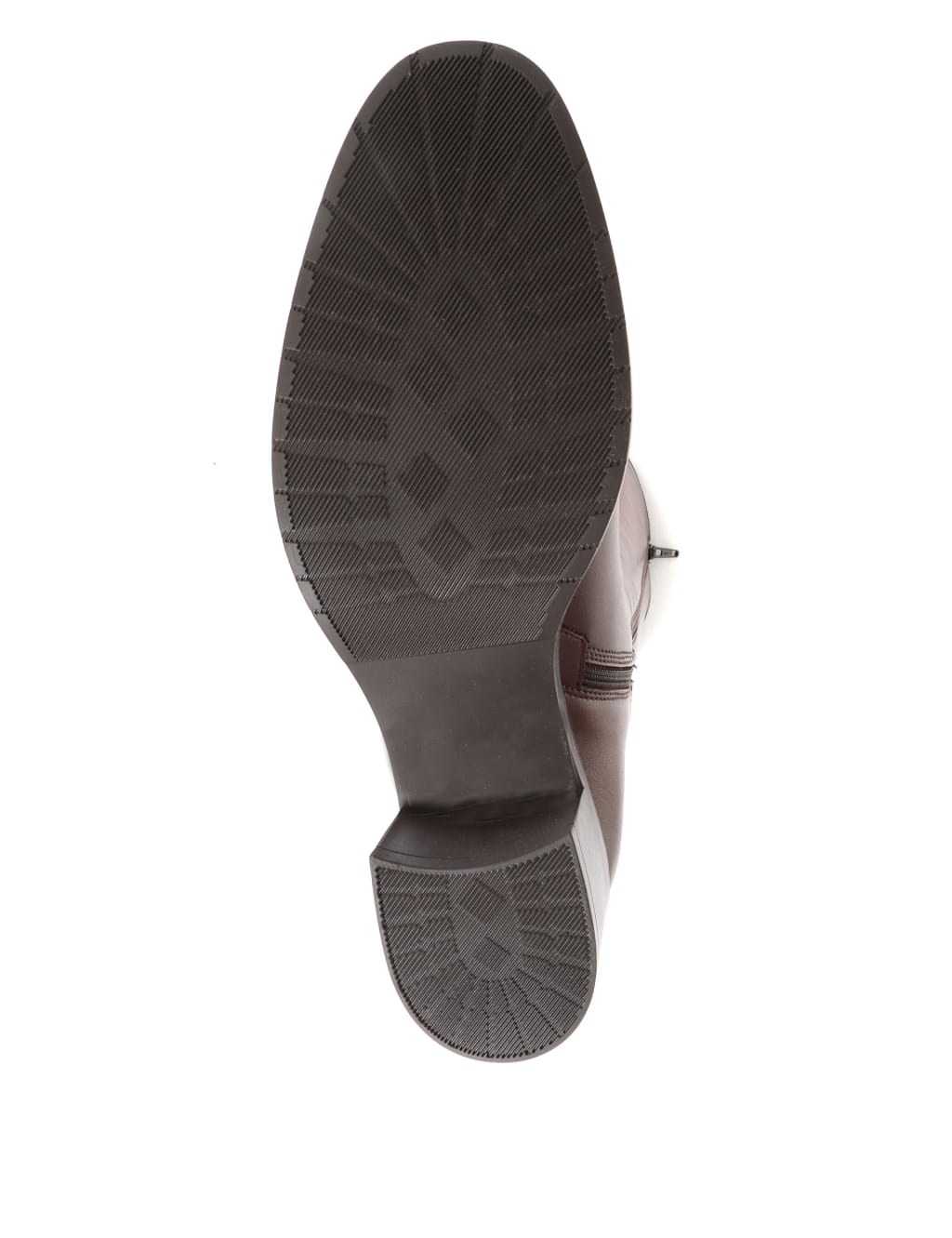 Leather Block Heel Knee High Boots Jones Bootmaker M&S