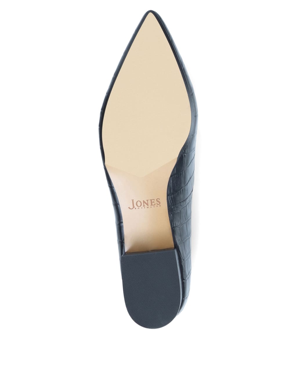 block heel pointed court shoes