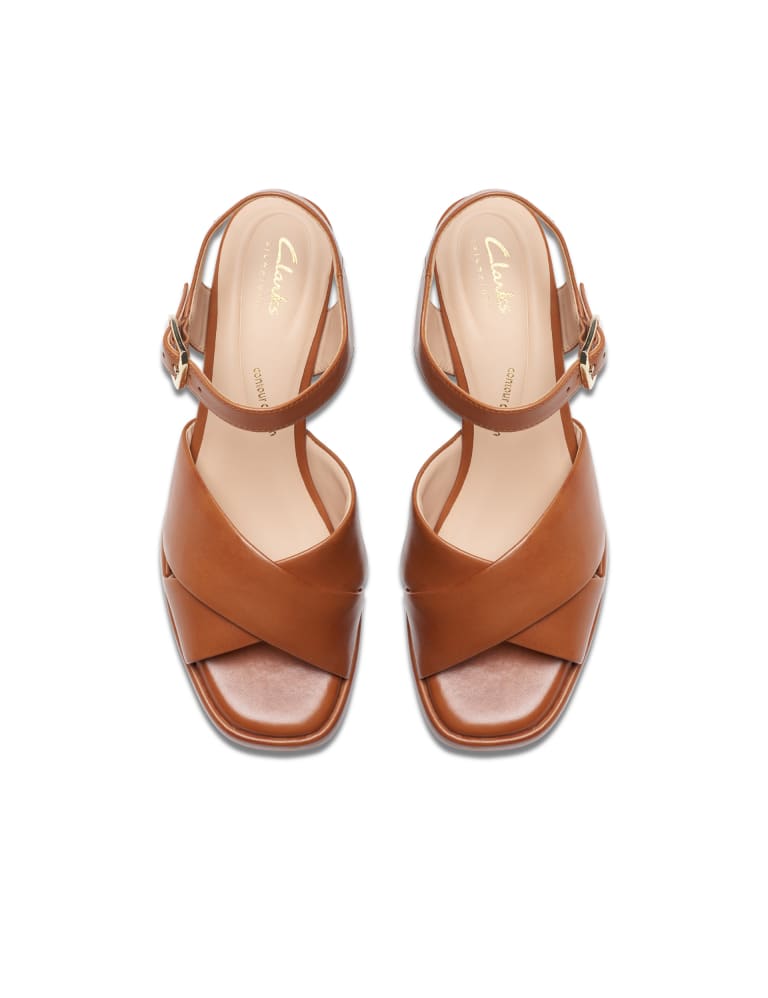 Leather Block Heel Sandals 6 of 6