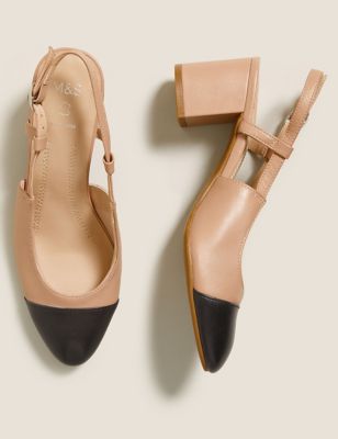 marks and spencer block heel shoes