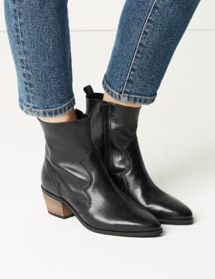 Western heel clearance boots