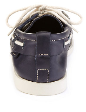 Leather Boat Shoes (5-14 Years) Image 2 of 5
