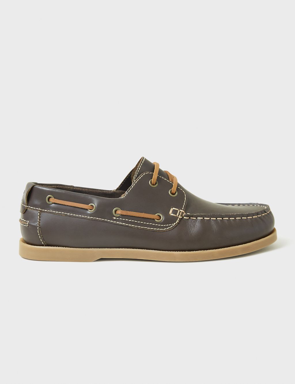 Leather Boat Shoes | Crew Clothing | M&S