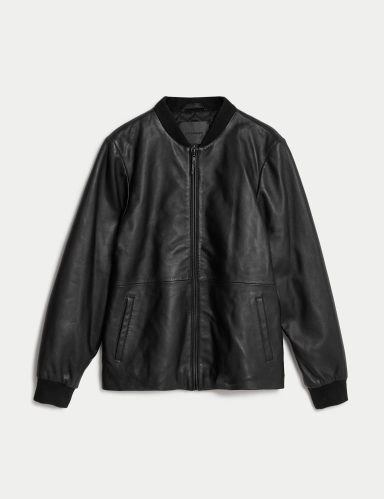 Marks and spencer online autograph leather jacket