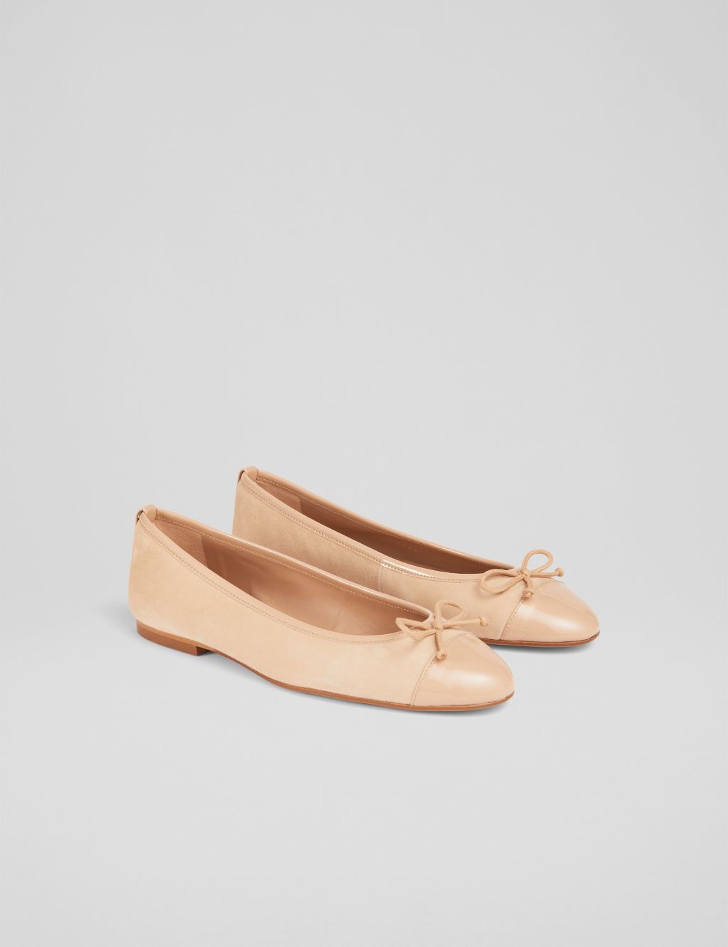 Leather Bow Slip On Ballet Pumps 4 of 4