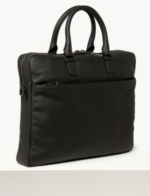 marks and spencer leather briefcase