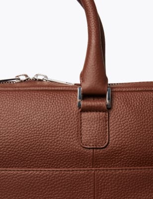 Marks and spencer sales leather briefcase