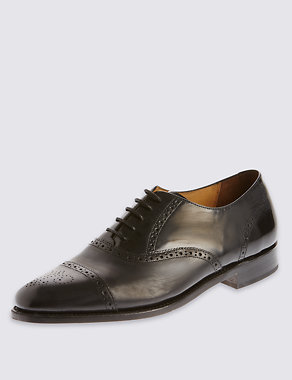 Leather Brogue Shoes Image 2 of 6