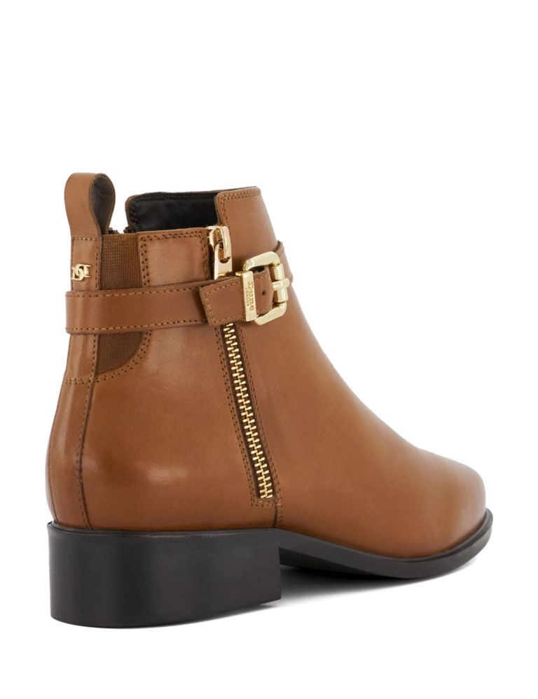 Leather Buckle Ankle Boots 4 of 4