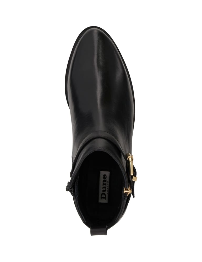 Dune white ankle boots clearance