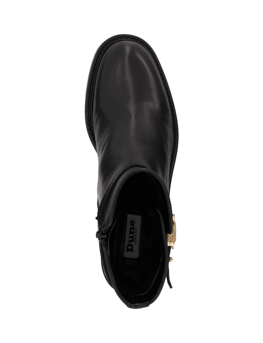 Dune buckle best sale ankle boots