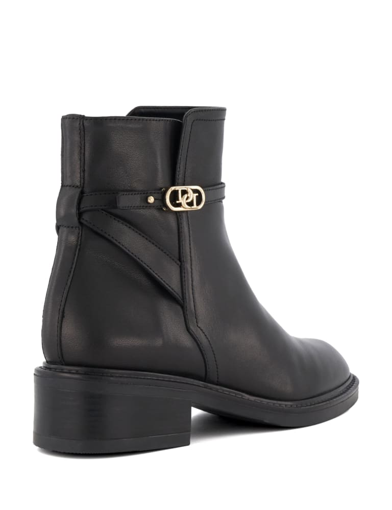 Leather Buckle Ankle Boots Dune London M S