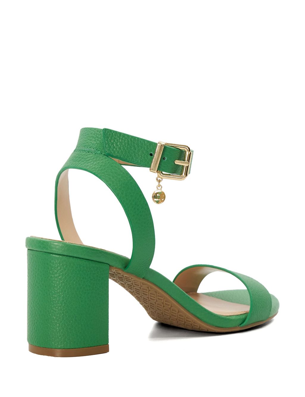 Leather Buckle Ankle Strap Sandals 2 of 5