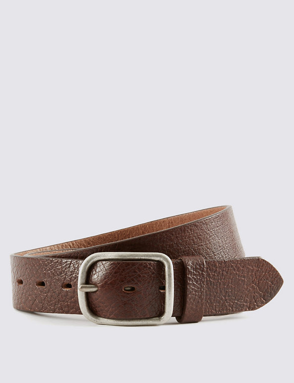 Leather Buckle Belt Image 1 of 2