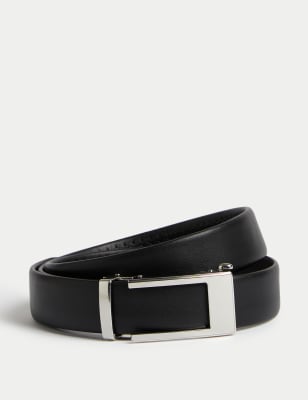 Leather Reversible Belt, M&S Collection