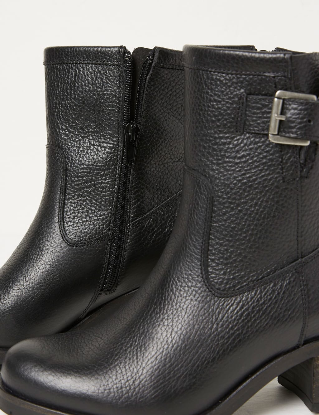 Fat face black ankle boots hotsell