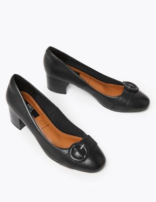 buckle court shoes