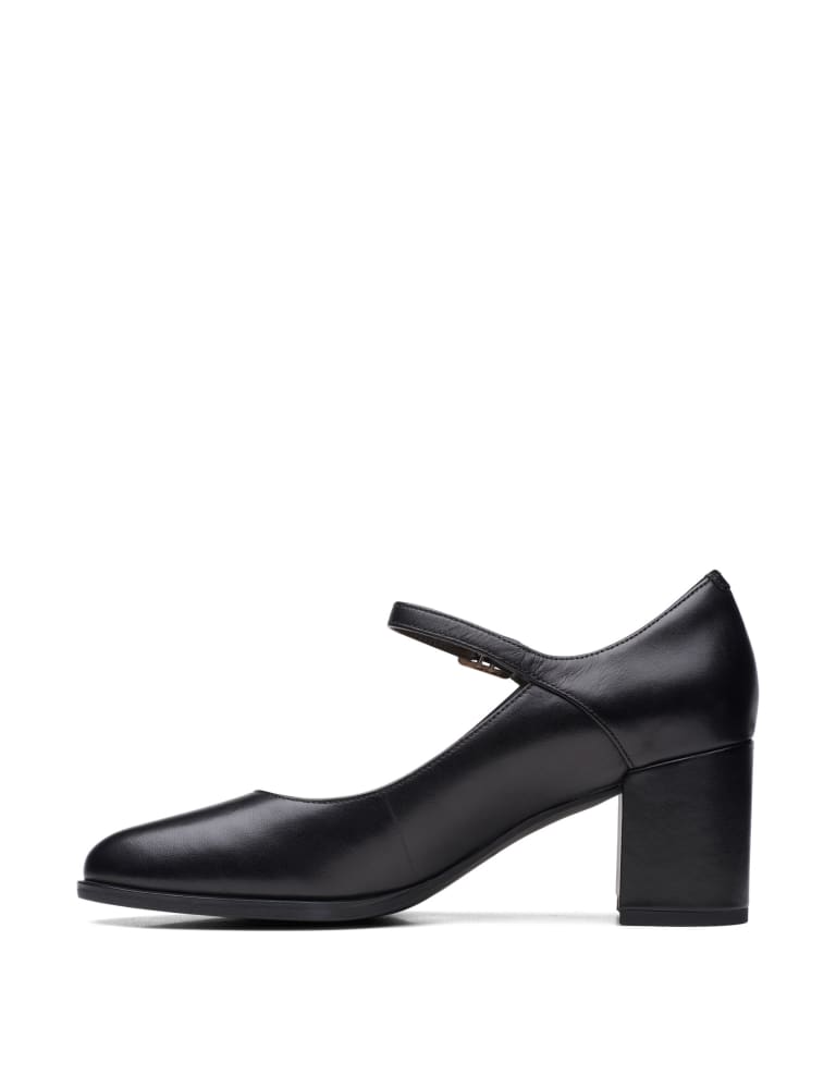 Clarks block heel court best sale shoes