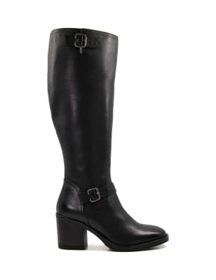 dune knee high heeled boots