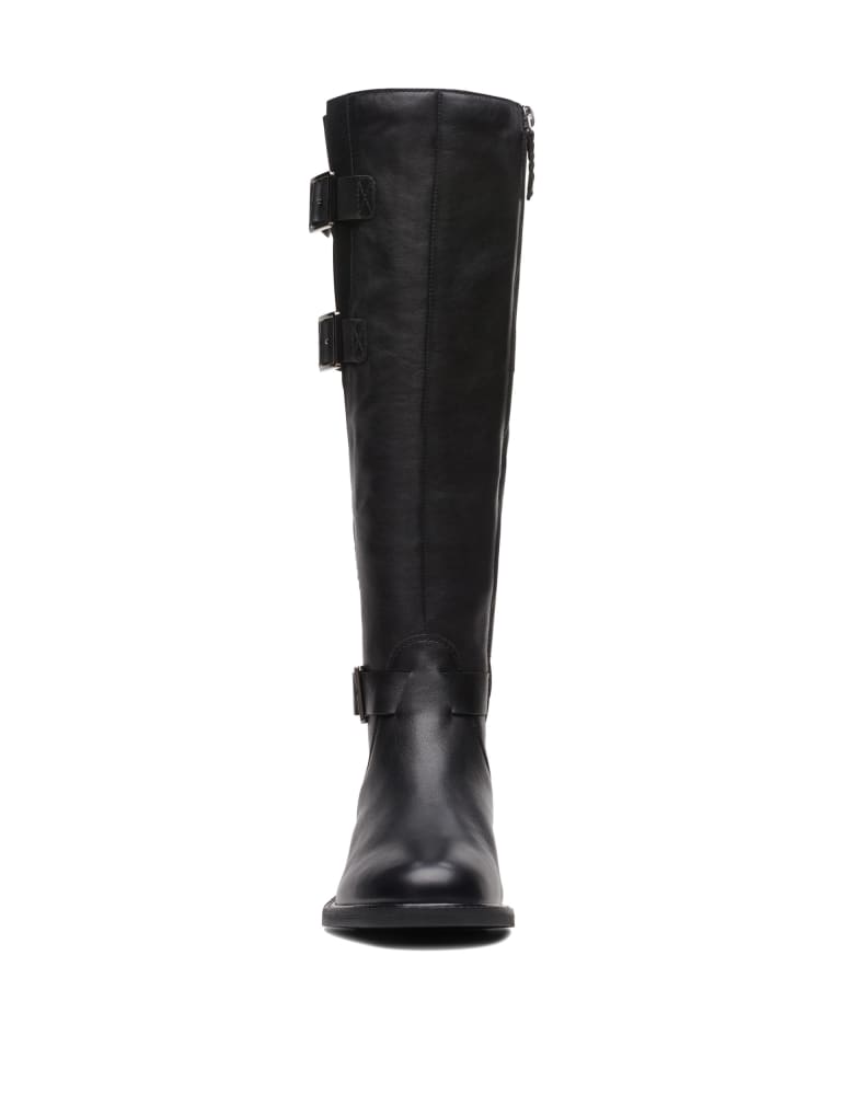 Clarks leather deals riding boots