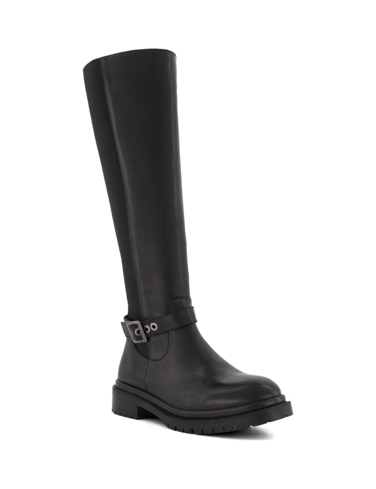 Dune knee high flat boots sale