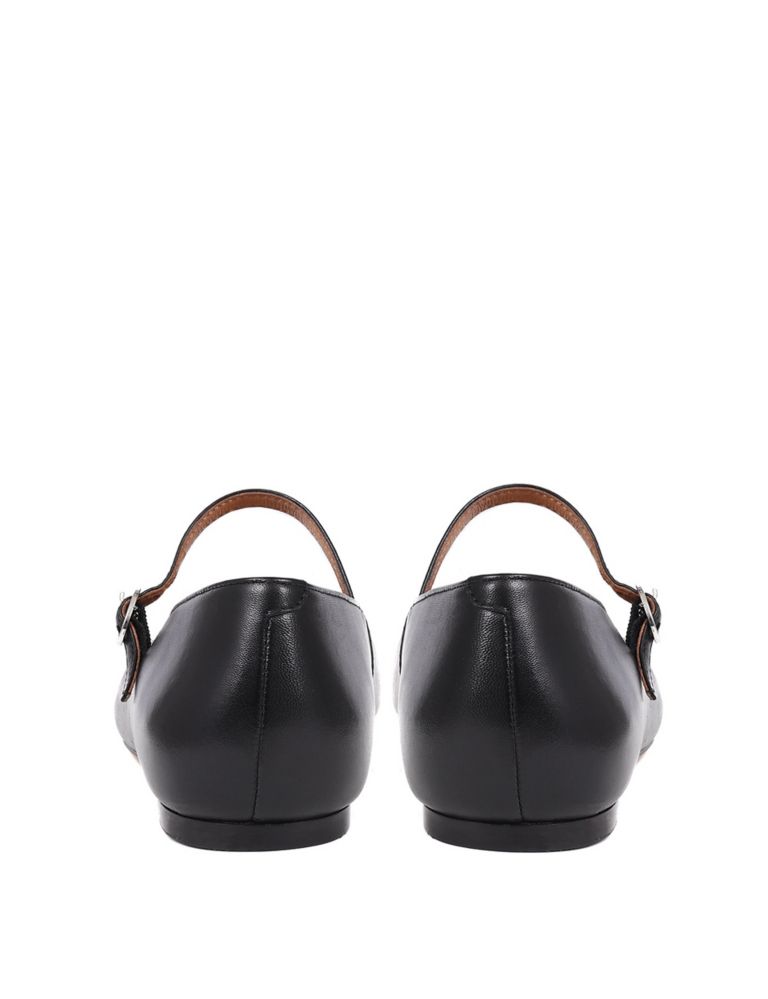 Leather Buckle Flat Pumps 7 of 8