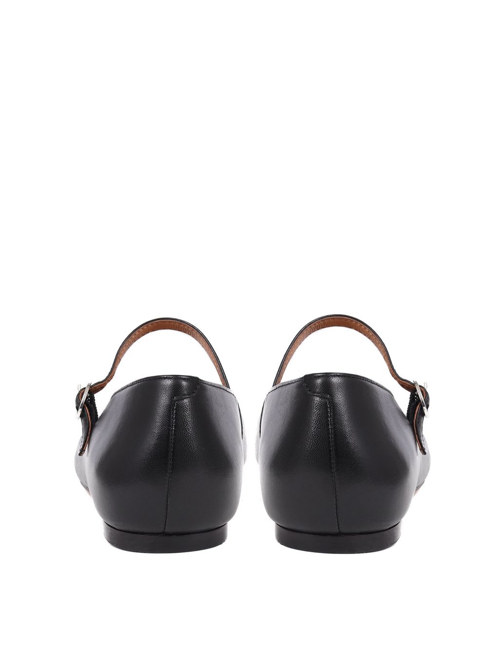 Leather Buckle Flat Pumps 5 of 8