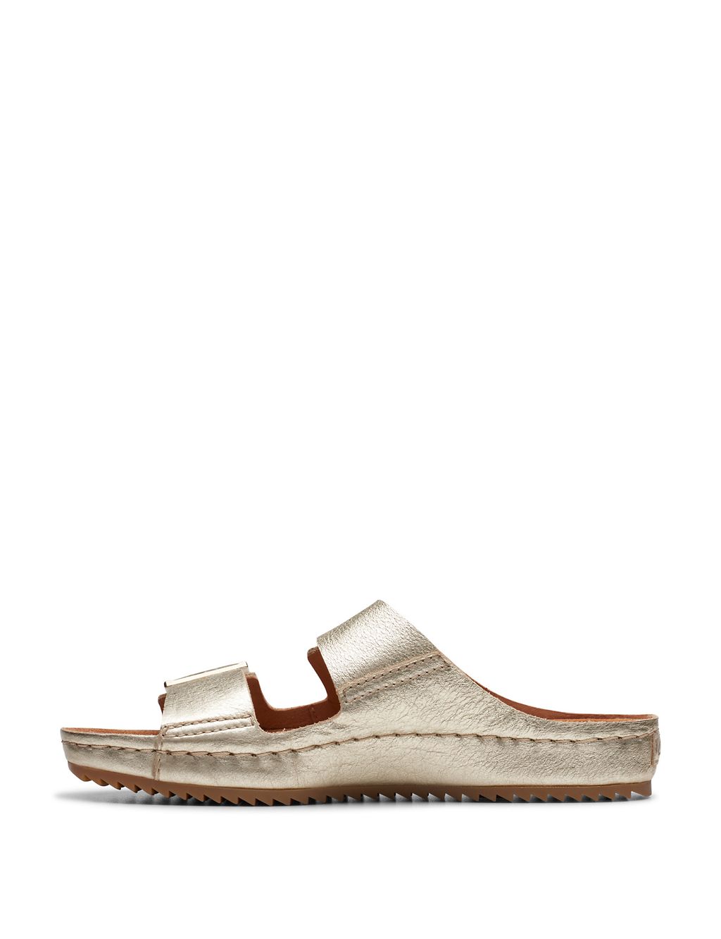 Leather Buckle Flat Sliders 2 of 6