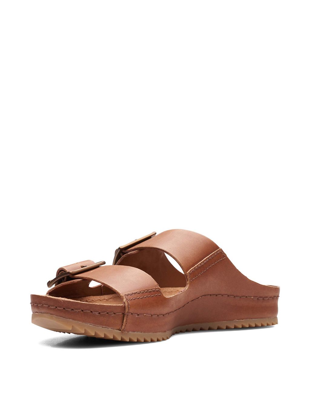 Leather Buckle Flat Sliders 6 of 7