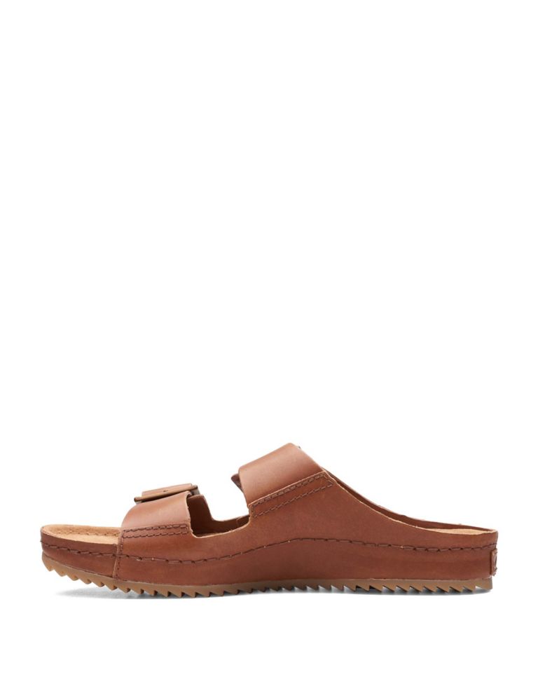 Leather Buckle Flat Sliders 5 of 7
