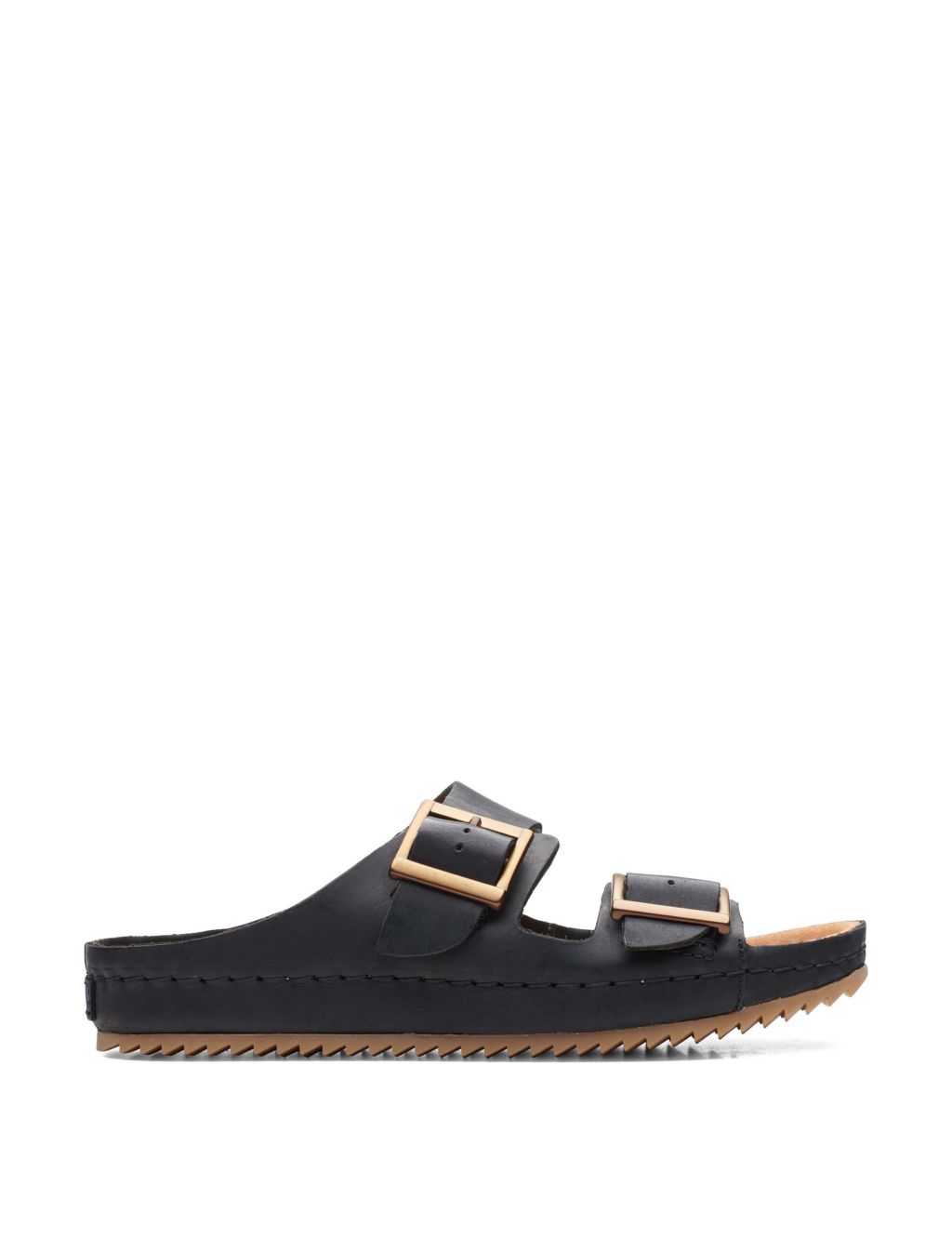 Leather Buckle Flat Sliders 3 of 7