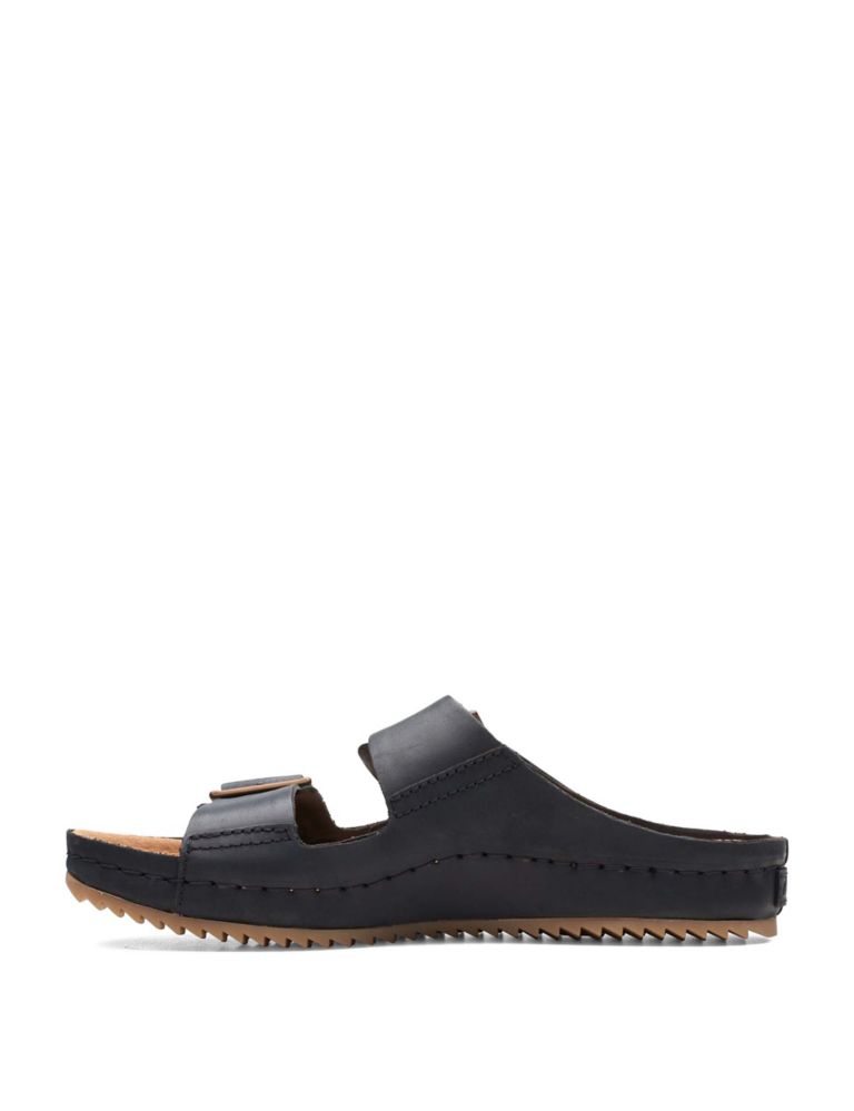 Leather Buckle Flat Sliders 5 of 7