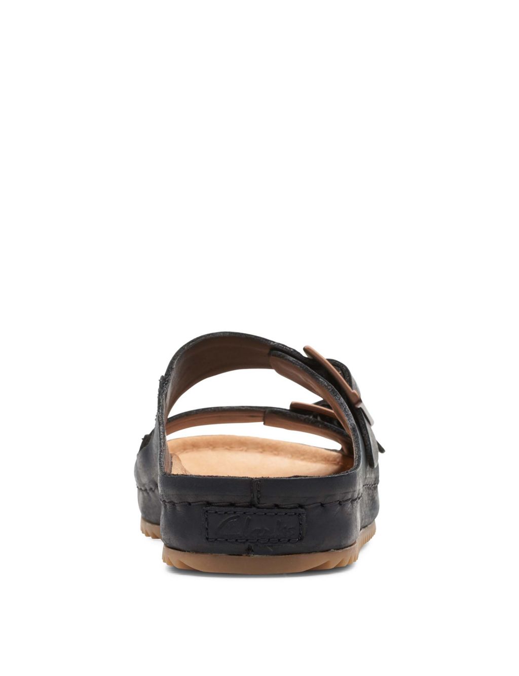 Leather Buckle Flat Sliders 4 of 7