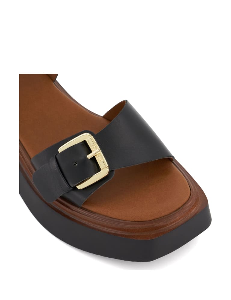 Leather flatform espadrilles on sale