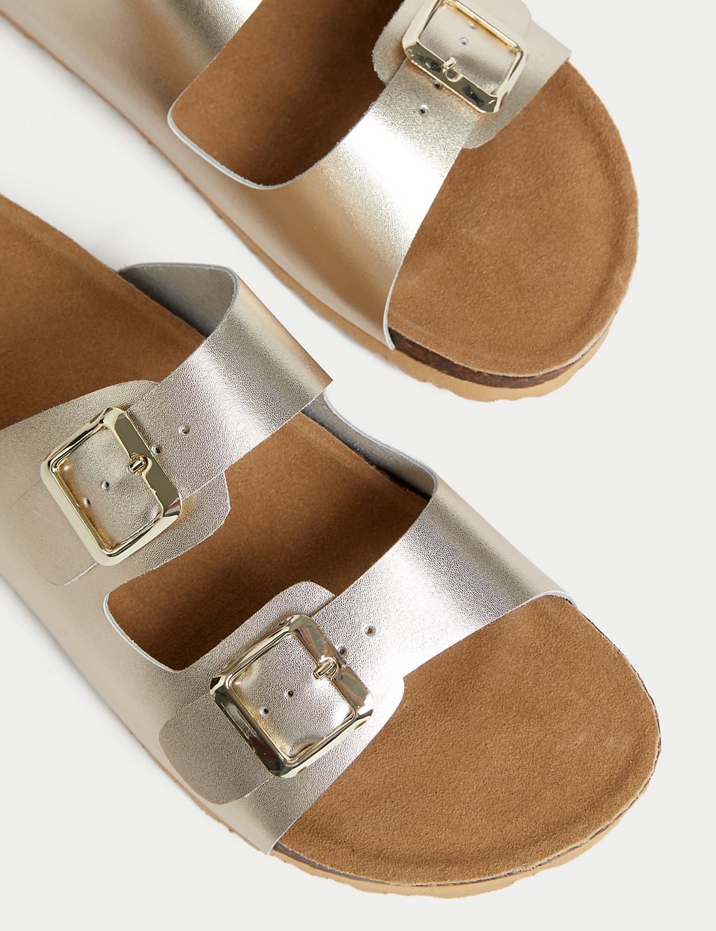 Leather Buckle Footbed Mules 4 of 4